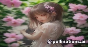 萝莉次元甜美洛丽塔风格角色设定图，粉色系蓬蓬裙搭配蝴蝶结装饰，甜美可爱充满少女气息